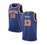 Men's Nike New York Knicks #13 Joakim Noah Swingman Royal Blue NBA Jersey - Icon Edition