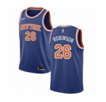 Men's Nike New York Knicks #26 Mitchell Robinson Swingman Royal Blue NBA Jersey - Icon Edition