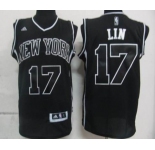nba jerseys new york knicks #17 jeremy lin black