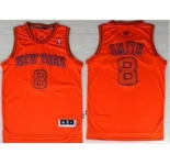 nba new york knicks #8 smith orange
