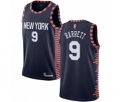 Women's New York Knicks #9 RJ Barrett Swingman Navy Blue Basketball Jersey - 2018-19 City Edition
