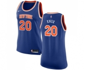 Women's Nike New York Knicks #20 Kevin Knox Swingman Royal Blue NBA Jersey - Icon Edition