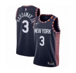 Women's Nike New York Knicks #3 Tim Hardaway Jr. Swingman Navy Blue NBA Jersey - 2018-19 City Edition