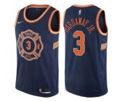 Women's Nike New York Knicks #3 Tim Hardaway Jr. Swingman Navy Blue NBA Jersey - City Edition