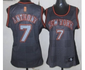 women nba new york knicks #7 anthony black-grey[2012]