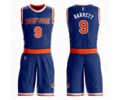 Youth New York Knicks #9 RJ Barrett Swingman Royal Blue Basketball Suit Jersey - Icon Edition