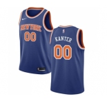 Youth Nike New York Knicks #00 Enes Kanter Swingman Royal Blue NBA Jersey - Icon Edition