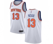 Youth Nike New York Knicks #13 Joakim Noah Swingman White NBA Jersey - Association Edition