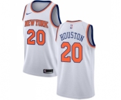 Youth Nike New York Knicks #20 Allan Houston Swingman White NBA Jersey - Association Edition