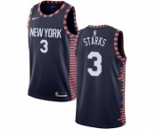 Youth Nike New York Knicks #3 John Starks Swingman Navy Blue NBA Jersey - 2018-19 City Edition