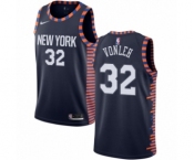 Youth Nike New York Knicks #32 Noah Vonleh Swingman Navy Blue NBA Jersey - 2018-19 City Edition