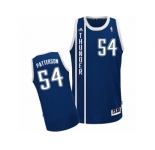Men Adidas Oklahoma City Thunder #54 Patrick Patterson Swingman Navy Blue Alternate NBA Jersey
