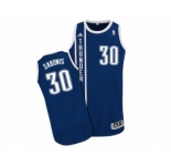 Men's Adidas Oklahoma City Thunder #30 Domantas Sabonis Authentic Navy Blue Alternate NBA Jersey