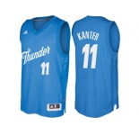 Men's Oklahoma City Thunder #11 Enes Kanter Blue 2016 Christmas Day NBA Swingman Jersey