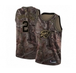 Men's Oklahoma City Thunder #2 Shai Gilgeous-Alexander Swingman Camo Realtree Collection Basketball Jersey