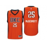 Men's Oklahoma City Thunder #25 Doug McDermott adidas Orange Player Swingman Jersey