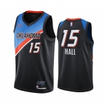 Nike Thunder #15 Josh Hall Black NBA Swingman 2020-21 City Edition Jersey
