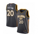 Women's Oklahoma City Thunder #20 Gary Payton Swingman Charcoal Basketball Jersey - 2019-20 City Edition