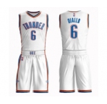 Women's Oklahoma City Thunder #6 Hamidou Diallo Swingman White Basketball Suit Jersey - Association Edition