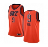 Women's Oklahoma City Thunder #9 Nerlens Noel Orange Swingman Jersey - Earned Edition
