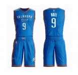 Women's Oklahoma City Thunder #9 Nerlens Noel Swingman Royal Blue Basketball Suit Jersey - Icon Edition