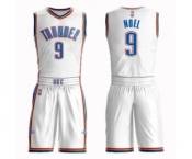 Women's Oklahoma City Thunder #9 Nerlens Noel Swingman White Basketball Suit Jersey - Association Edition