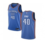 Youth Nike Oklahoma City Thunder #40 Shawn Kemp Swingman Royal Blue Road NBA Jersey - Icon Edition