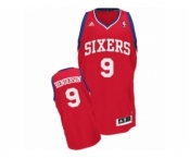 Men's Adidas Philadelphia 76ers #9 Gerald Henderson Swingman Red Road NBA Jersey