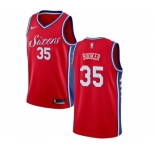 Men's Nike Philadelphia 76ers #35 Trevor Booker Swingman Red NBA Jersey Statement Edition