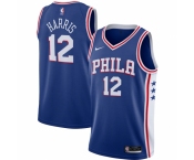 Men's Philadelphia 76ers #12 Tobias Harris Nike Royal 2020-21 Swingman Jersey