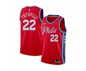 Men's Philadelphia 76ers #22 Mattise Thybulle Authentic Red Finished Basketball Jersey - Statement Edition