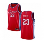 Women's Nike Philadelphia 76ers #23 Jimmy Butler Authentic Red NBA Jersey Statement Edition
