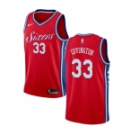 Women's Nike Philadelphia 76ers #33 Robert Covington Swingman Red Alternate NBA Jersey Statement Edition