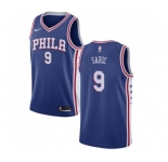 Youth Nike Philadelphia 76ers #9 Dario Saric Swingman Blue Road NBA Jersey - Icon Edition
