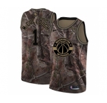 Men's Nike Washington Wizards #1 Chris McCullough Swingman Camo Realtree Collection NBA Jersey