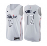 Men's Nike Washington Wizards #12 Kelly Oubre Jr. Swingman White NBA Jersey - City Edition