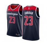 Men's Nike Washington Wizards #23 Michael Jordan Swingman Navy Blue NBA Jersey Statement Edition