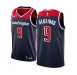 Men's Nike Washington Wizards #9 Ramon Sessions Authentic Navy Blue NBA Jersey Statement Edition