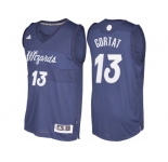 Men's Washington Wizards #13 Marcin Gortat Navy Blue 2016 Christmas Day NBA Swingman Jersey