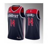 Men's Washington Wizards #14 Landry Shamet Navy 2023 Draft Statement Edition Stitched Jersey