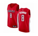 Men's Washington Wizards #8 Rui Hachimura Red Swingman Jersey - Earned Edition