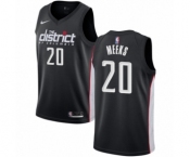 Women's Nike Washington Wizards #20 Jodie Meeks Swingman Black NBA Jersey - City Edition