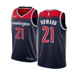 Women's Nike Washington Wizards #21 Dwight Howard Swingman Navy Blue NBA Jersey Statement Edition