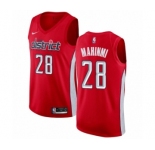 Women's Nike Washington Wizards #28 Ian Mahinmi Red Swingman Jersey - Earned Edition