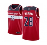 Women's Nike Washington Wizards #28 Ian Mahinmi Swingman Red Road NBA Jersey - Icon Edition