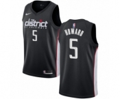 Women's Nike Washington Wizards #5 Juwan Howard Swingman Black NBA Jersey - City Edition