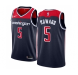 Women's Nike Washington Wizards #5 Juwan Howard Swingman Navy Blue NBA Jersey Statement Edition