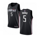 Women's Nike Washington Wizards #5 Markieff Morris Swingman Black NBA Jersey - City Edition