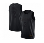 Men's Los Angeles Lakers #2 Quinn Cook Swingman Black MVP Basketball Jersey