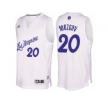 Men's Los Angeles Lakers #20 Timofey Mozgov 2016 Christmas Day White NBA Swingman Jersey